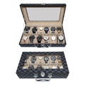 6 Slot Watch Organizer Box – Watch & Bracelet Storage Case | Luxury Display Box