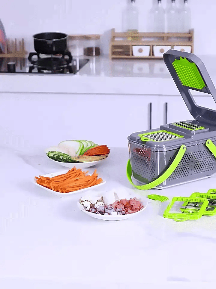 Vegetable Cutter Chopper & Slicer – 6-in-1 Multi Kitchen Tool