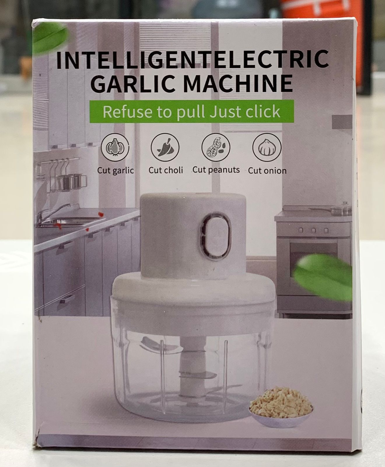 Intelligent Garlic Machine | Electric Garlic Chopper & Grinder | Smart Mini Food Processor for Quick Garlic & Spice Prep