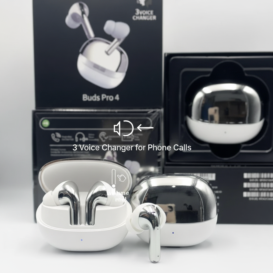 Samsung Buds 4 ANC Wireless Earbuds – Buds Pro 4 Bluetooth Earphones with Noise Cancellation & High Battery Backup (Random Color)