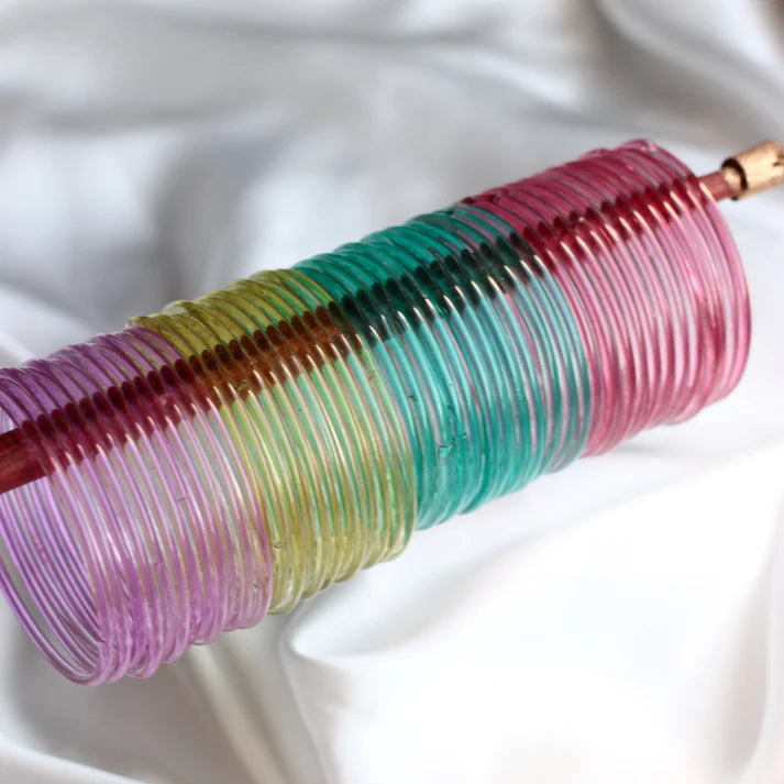 Jelly Bangles Set for Girls & Women – Trendy Transparent