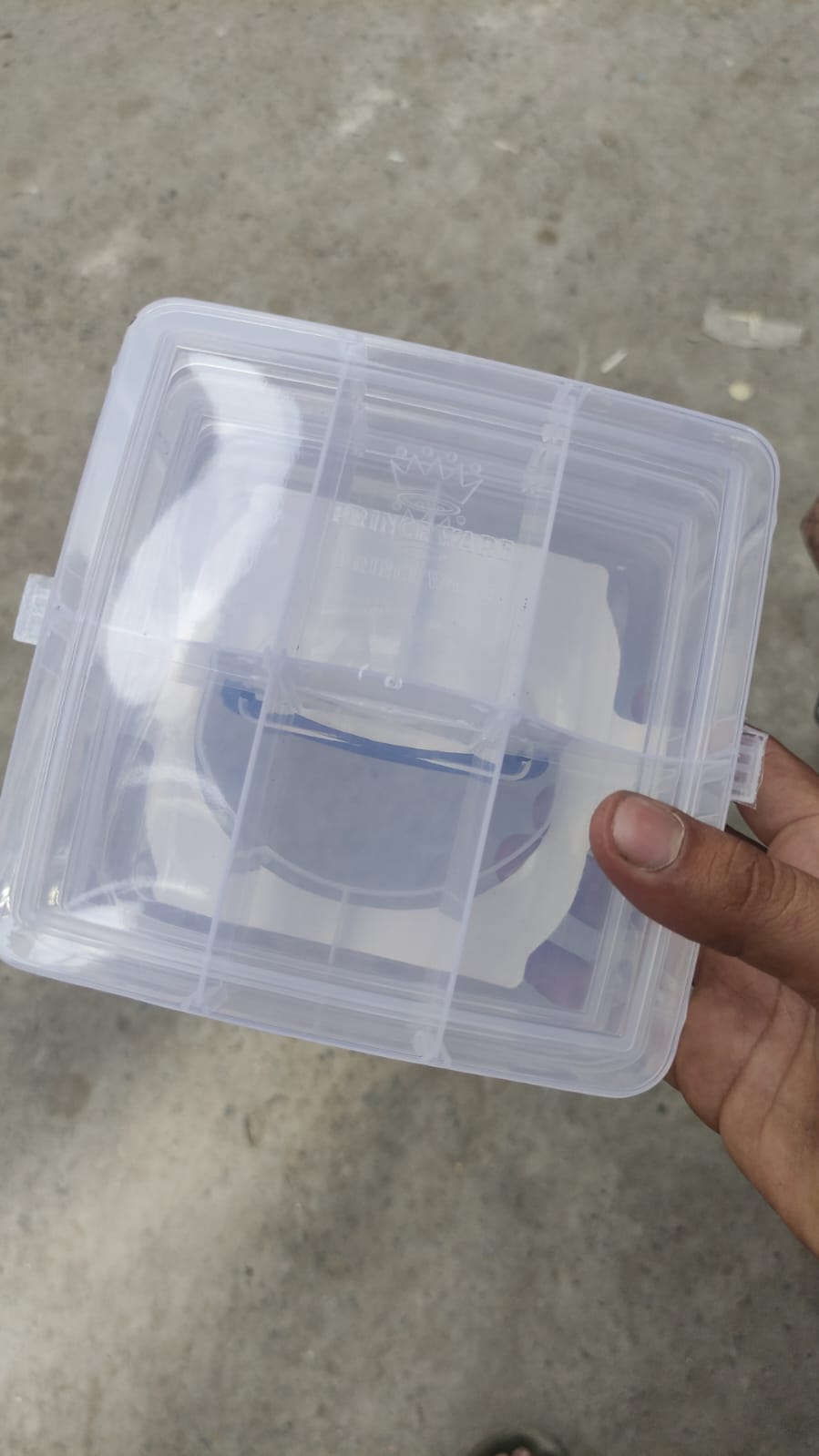 2-Layer Adjustable Storage Organizer Box (6+6 Compartments) – Multipurpose Plastic Storage Case with Handle