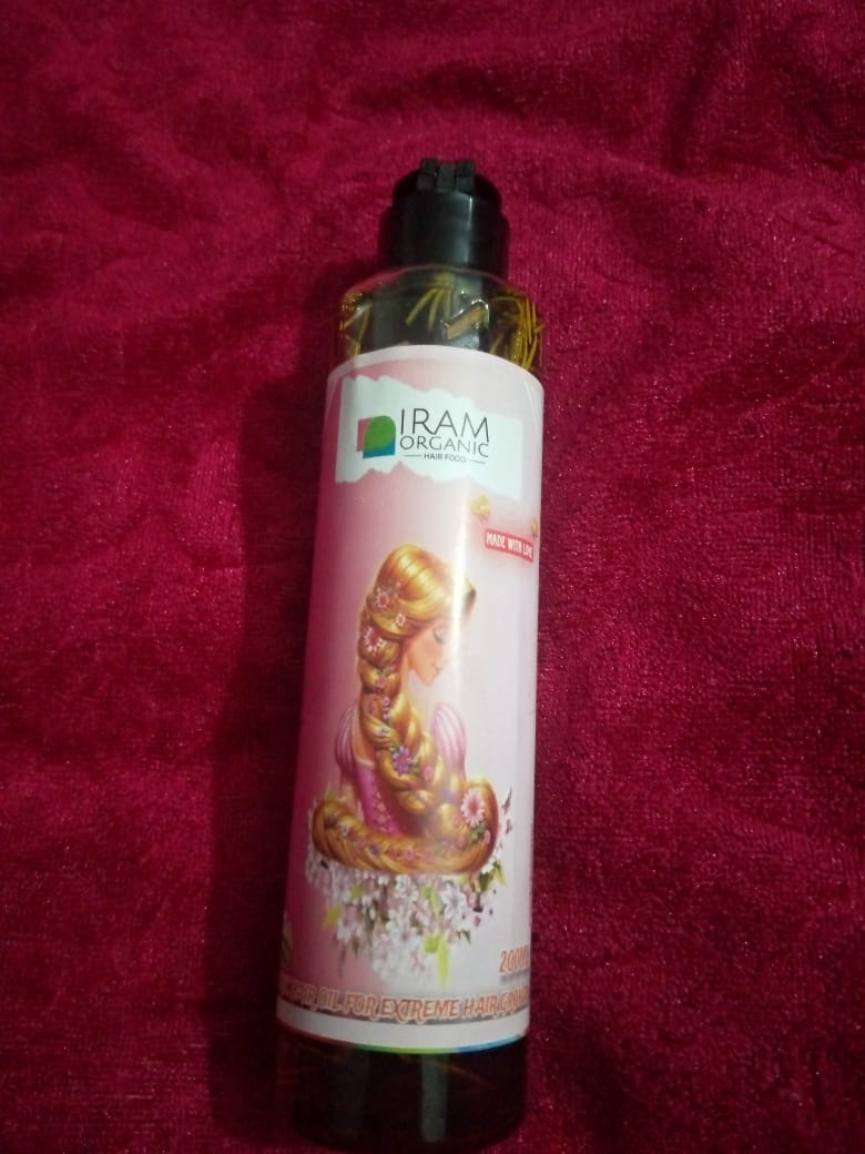 Iram Organic Herbal Hair Oil – Advanced Natural Hair Growth Formula | Deep Nourishment, Anti-Hair Fall & Scalp Repair