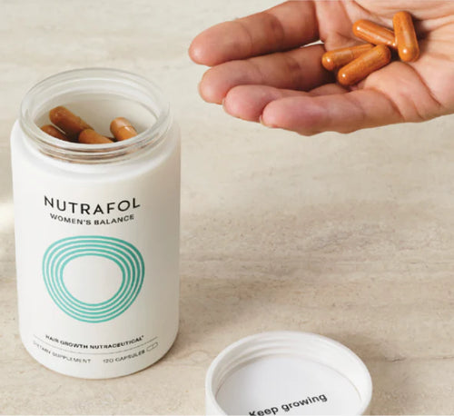 Nutrafol Women’s Balance Hair Growth Supplement (45+) – Clinically Proven for Thicker Hair & Scalp Coverage | 1 Month Supply