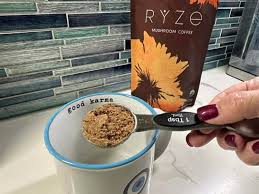Ryze Mushroom Coffee (180g) – Natural Energy & Focus Blend with Functional Mushrooms, Smooth No-Jitter Coffee Alternative 🌿