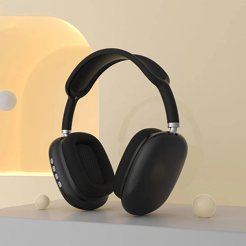 P9 Wireless Bluetooth Headphones with Mic, Noise Cancelling, Stereo Sound, Sports Gaming Earphones, TF Support, Memory Foam Cushions, 30 Hours Battery Life