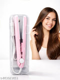 Mini Portable Hair Straightener & Curler – Compact Travel Flat Iron
