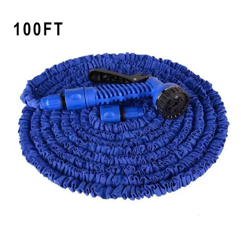 Magic Expandable Water Hose Pipe with 7-Mode Spray Gun for Garden & Car Wash