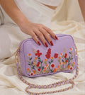 Luxury Floral Embroidery Chain Bag – Chic Shoulder Purse for Women ✨