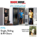 Magnetic Mesh Screen Door – Hands-Free Curtain with Auto Close, Bug Protection & Easy Install 🚪