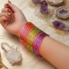 Jelly Bangles Set for Girls & Women – Trendy Transparent