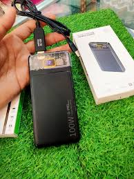 Fast Charging Power Bank 100W with Digital Display – High Capacity Portable Charger (Multi-Port)