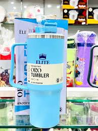 Elite Royal ORO Insulated Tumbler with Handle & Straw – Premium Stainless Steel Travel Mug | Hot & Cold Vacuum Flask
