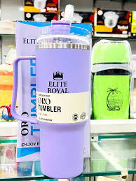 Elite Royal ORO Insulated Tumbler with Handle & Straw – Premium Stainless Steel Travel Mug | Hot & Cold Vacuum Flask