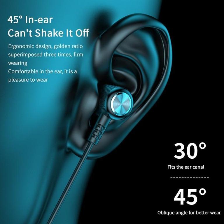 HR T01A Wireless Neckband Bluetooth Headset – HiFi Sound | Long Battery | Magnetic Earbuds