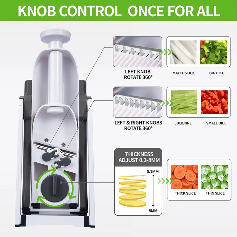 Manual Vegetable Chopper Potato Mandoline Slicer Veggie Cutter | Best selling in Pakistan