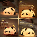 Adorable Panda Night Light – Soft Silicone Lamp with Warm Glow & Timer