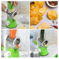 Table Top Drum Grater – Manual Rotary Vegetable Slicer & Cheese Grater
