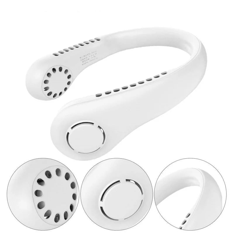 Hanging Neck Fan Hands Free Portable Fan - Rechargeable Mini USB Fan | Top Selling in Pakistan