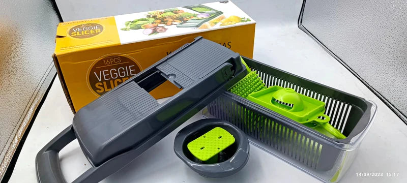 Vegetable Cutter Chopper & Slicer – 6-in-1 Multi Kitchen Tool