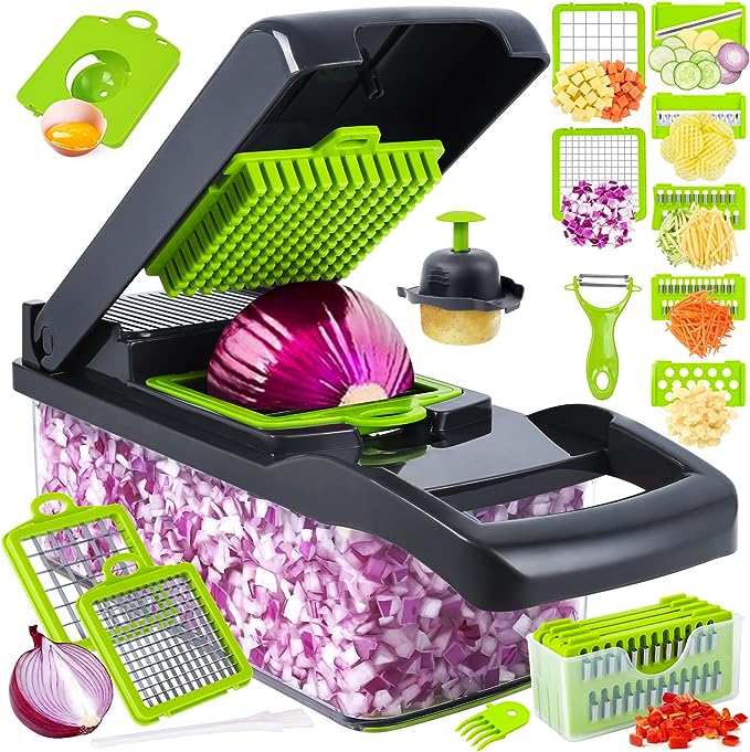 Vegetable Cutter Chopper & Slicer – 6-in-1 Multi Kitchen Tool