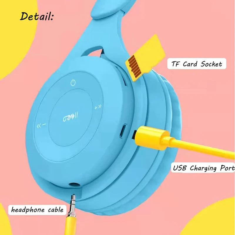 Y08 Wireless Bluetooth Headphones – Foldable Stereo Headset with Mic, FM Radio & TF Card 🎧
